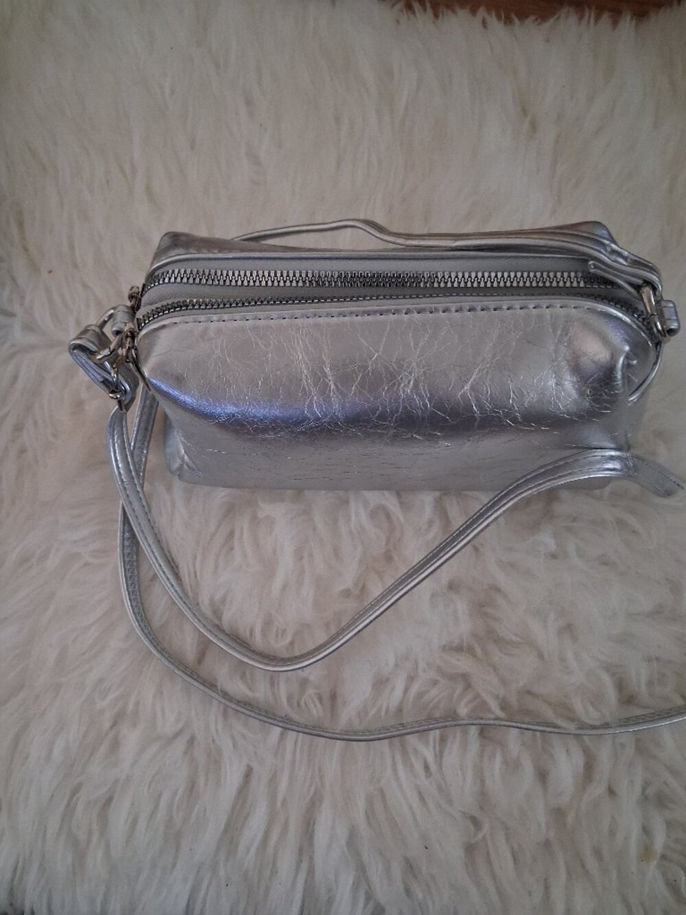 Gorgeous cool silver bag